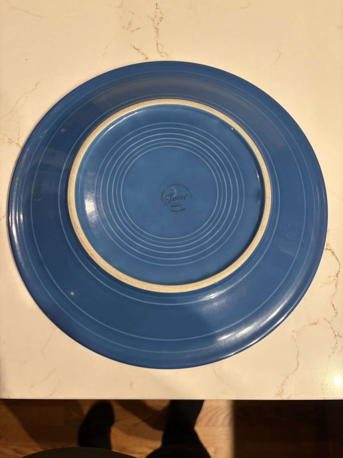 FIESTA Fiestaware Lapis Blue 10.5” Dinner Plates Set Of 4 Homer Laughlin