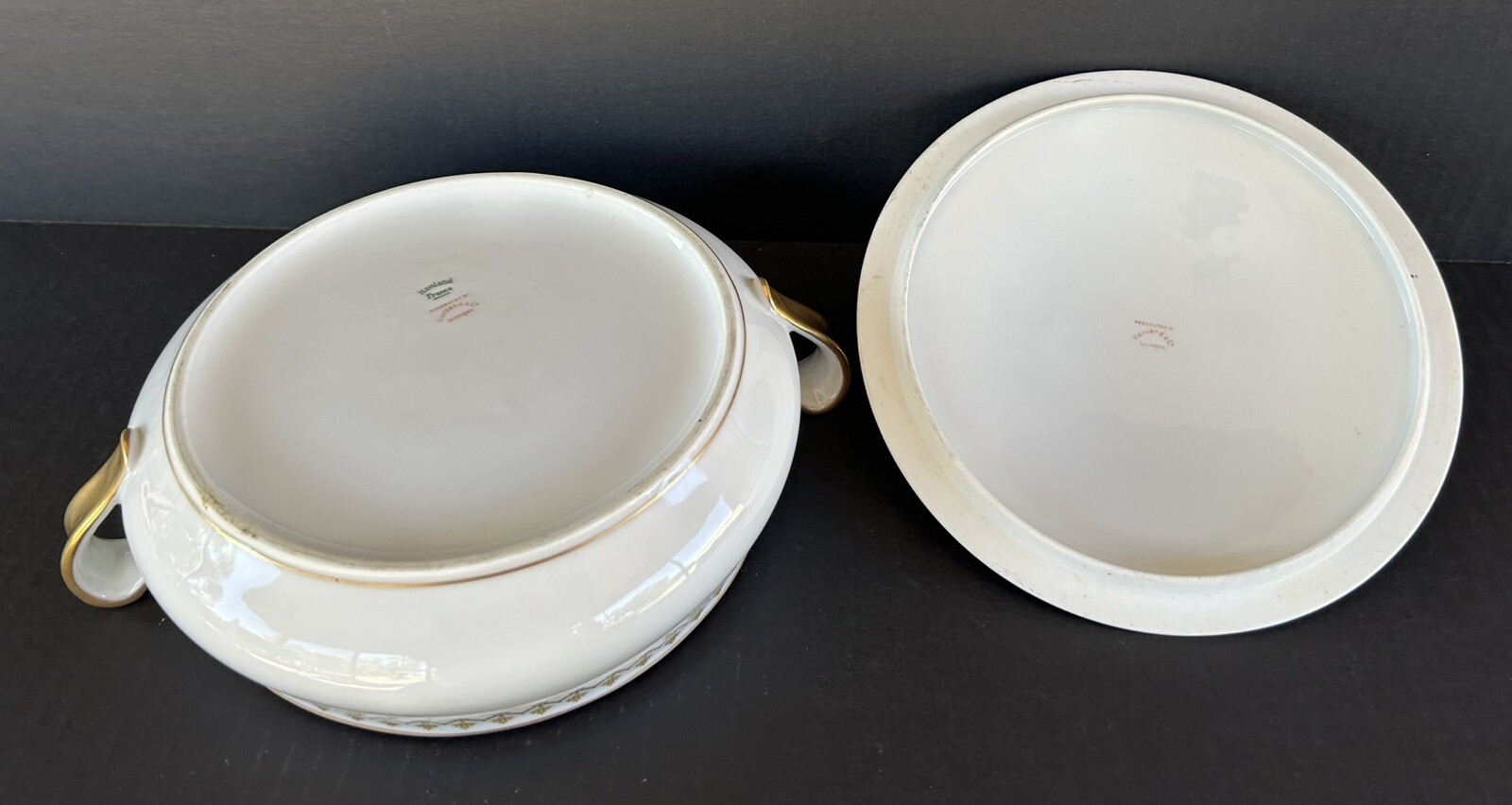 Haviland Limoges Round Covered Vegetable Dish Schleiger 570