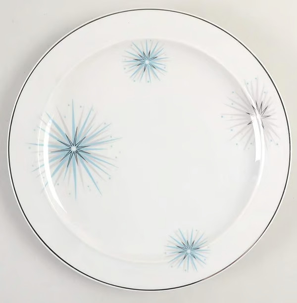 MCM Easterling “Celestial” Atomic china and serveware various pieces