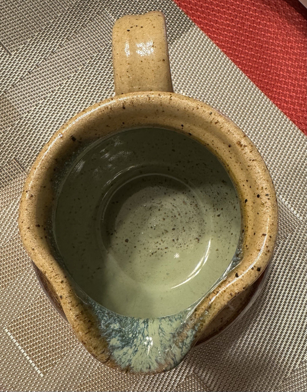 Handmade Studio Art Pottery Pitcher, 2012, Artist Signed