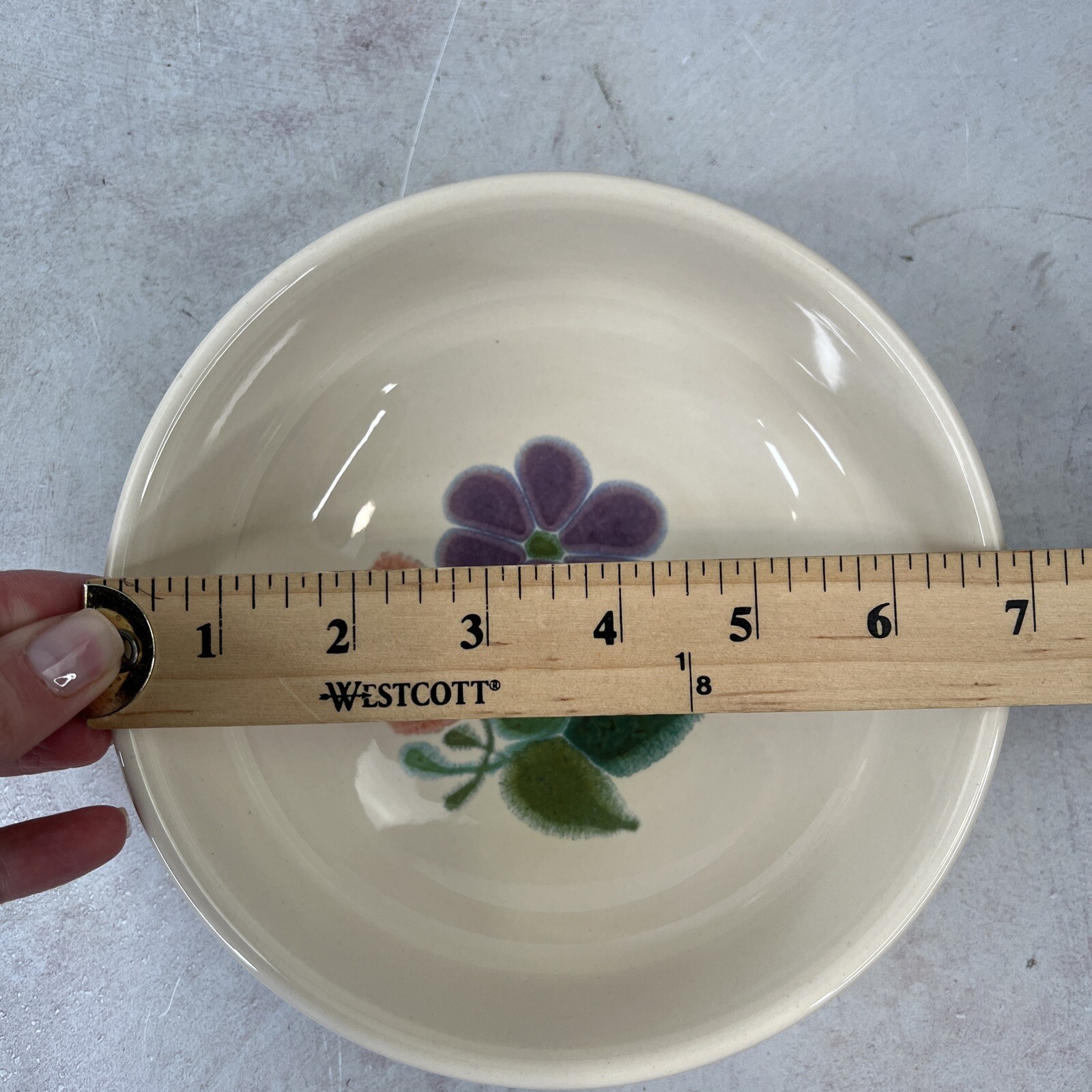 RARE VINTAGE Franciscan Earthenware Floral Cereal Bowl 7”