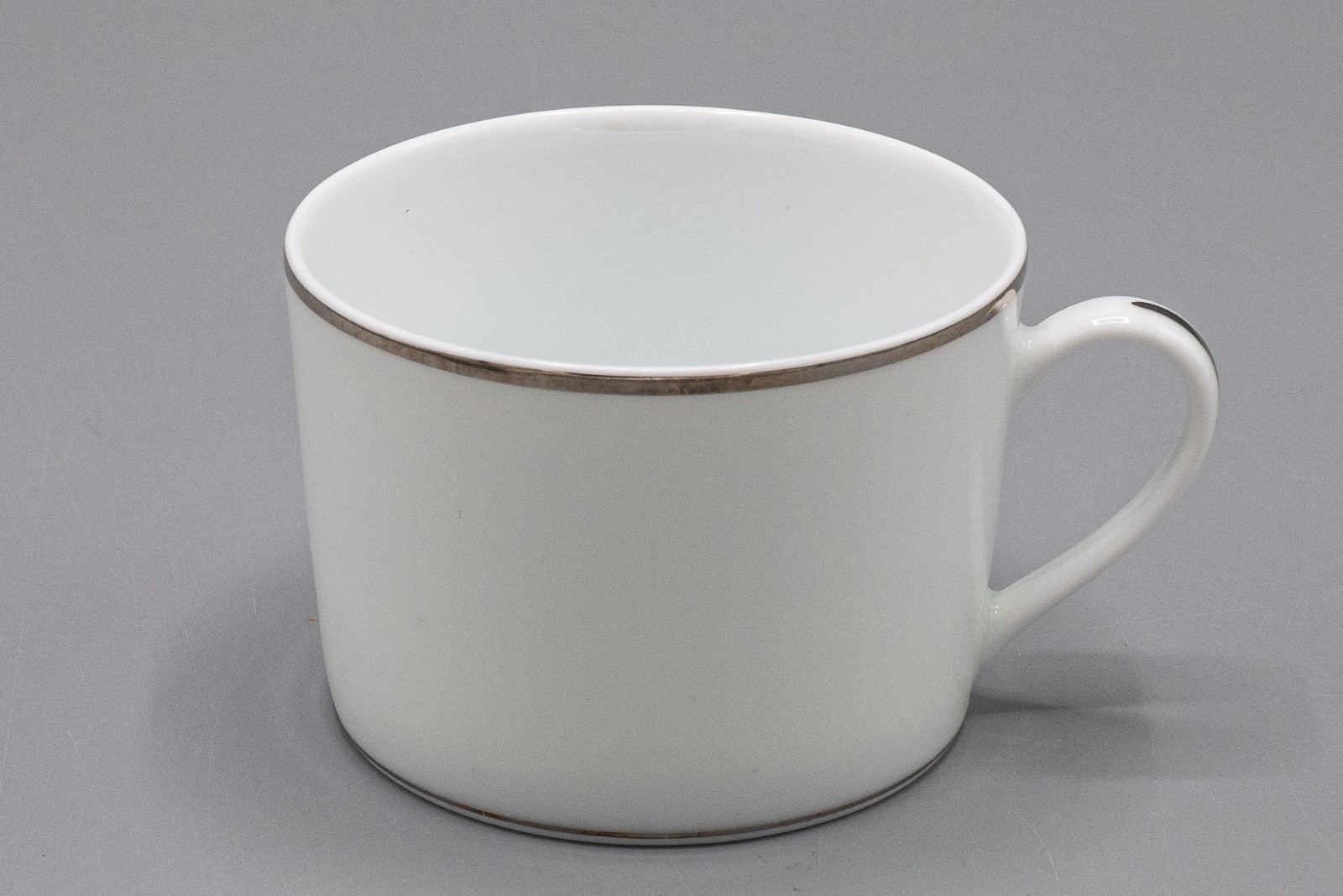 Bernardaud Limoges Cristal Flat Cup & Saucers Set of 6 – FREE USA SHIPPING