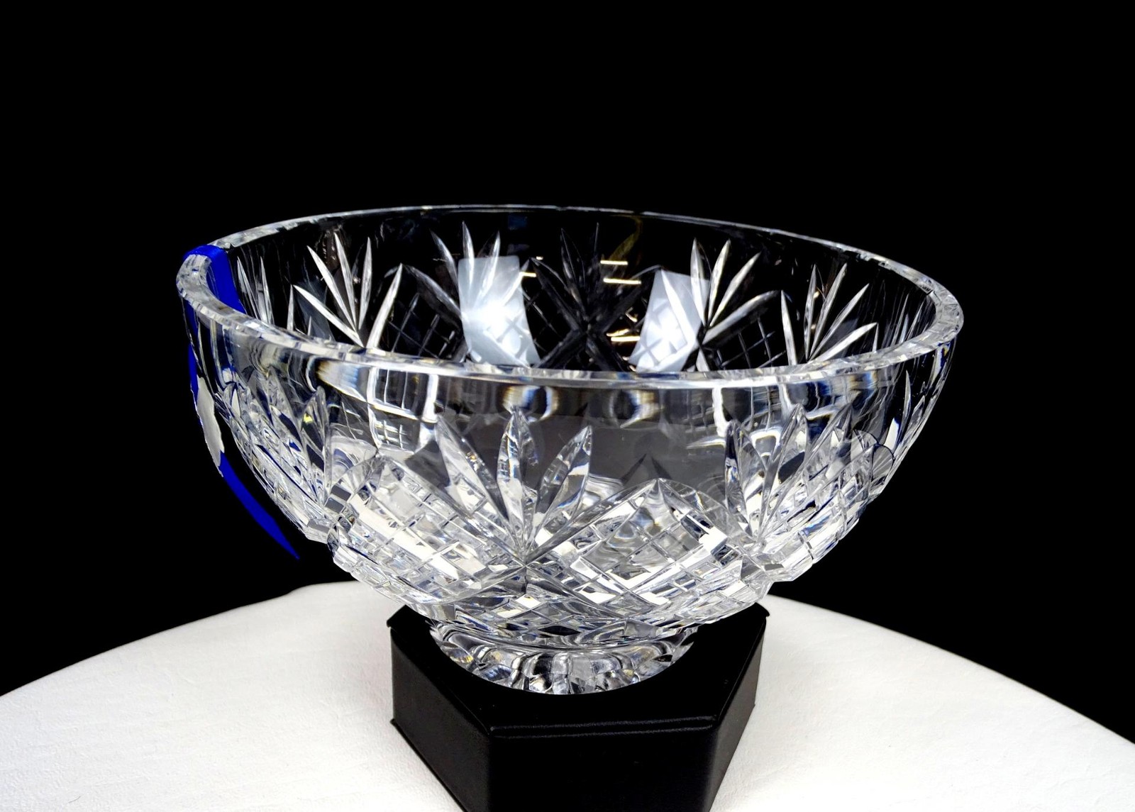 TIPPERARY SIGNED BRILLIANT CRYSTAL GRANVILLE SUITE 6 1/2″ FOOTED BOWL 1994-1997