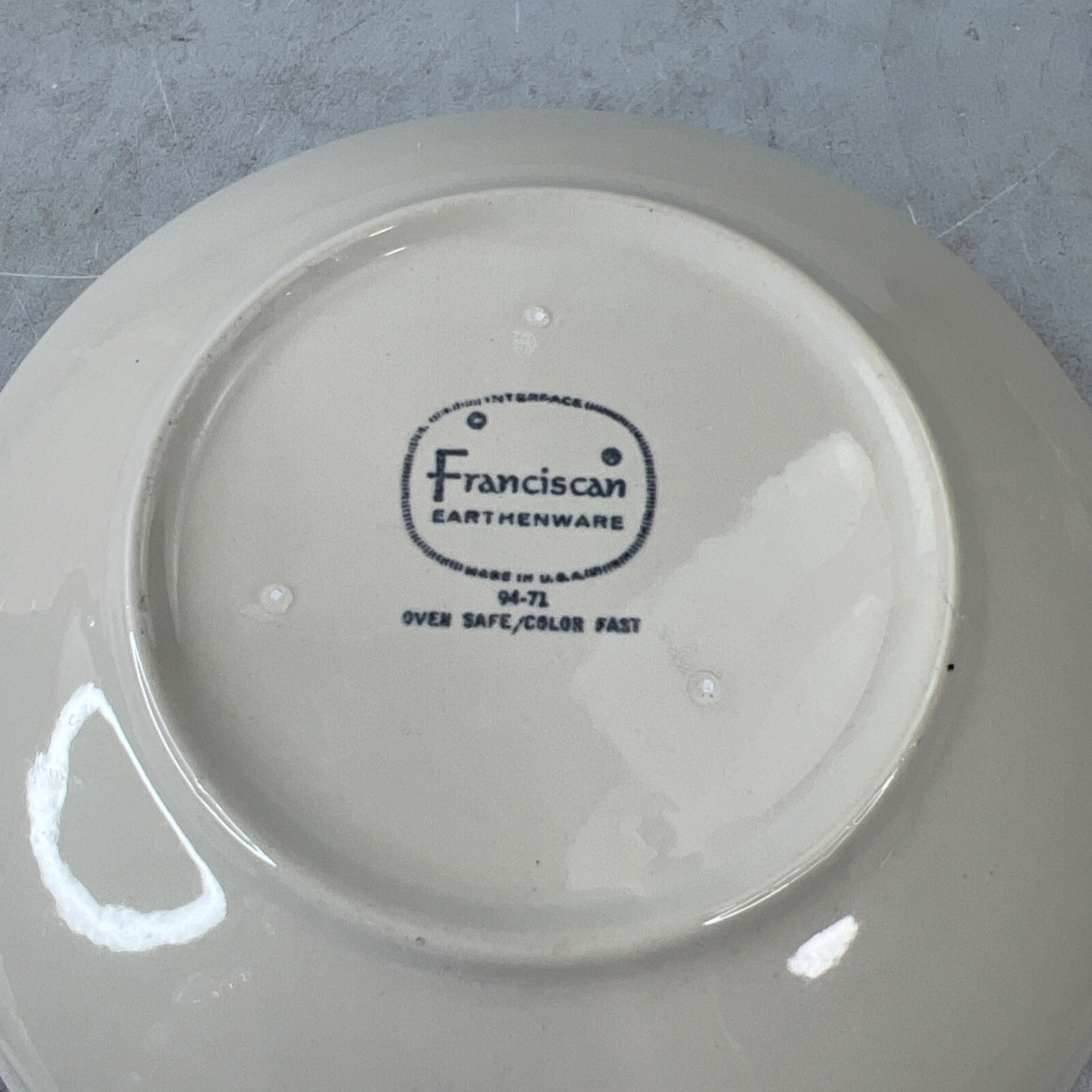 RARE VINTAGE Franciscan Earthenware Floral Cereal Bowl 7”