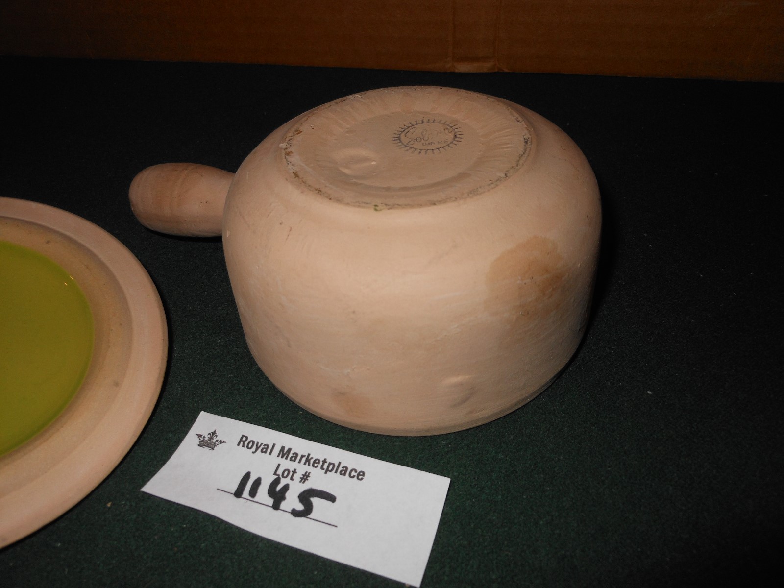 La Solana Clay Pottery Company Individual Serving Casserole Covered Bowl Vintage