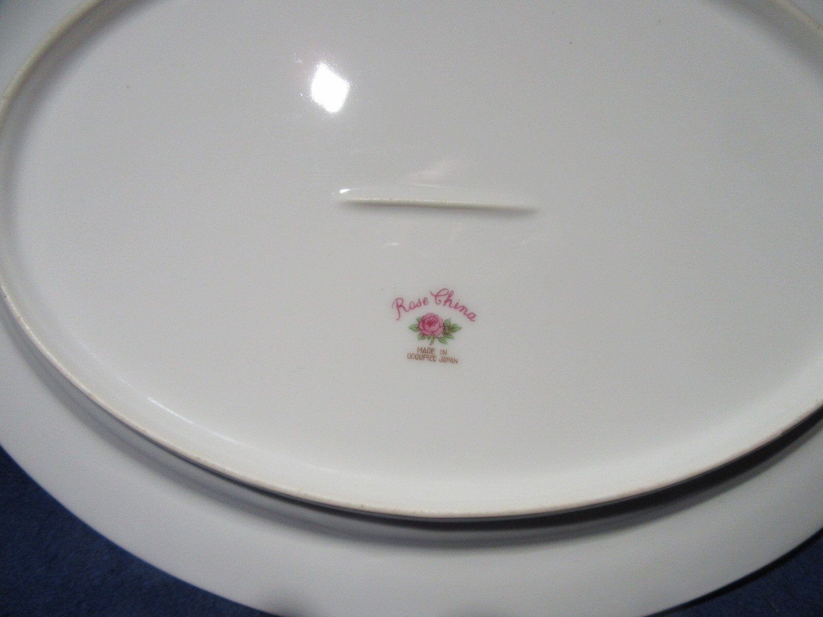Vintage Rose China Serving Platter – Made In Occupied Japan 11 3/4″