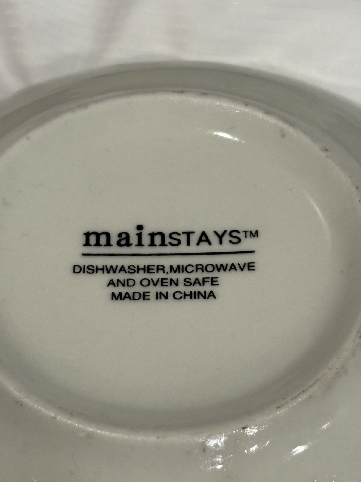 Four (4) Mainstays 6 1/2” Fruit Soup Cereal Bowls Grapevines
