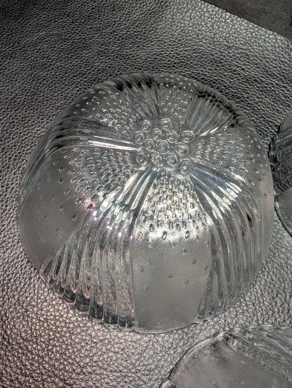 1970’s Set of 4 Libbey Harmony Glass Berry/Dessert Bowls Clear Glass Serving 5in