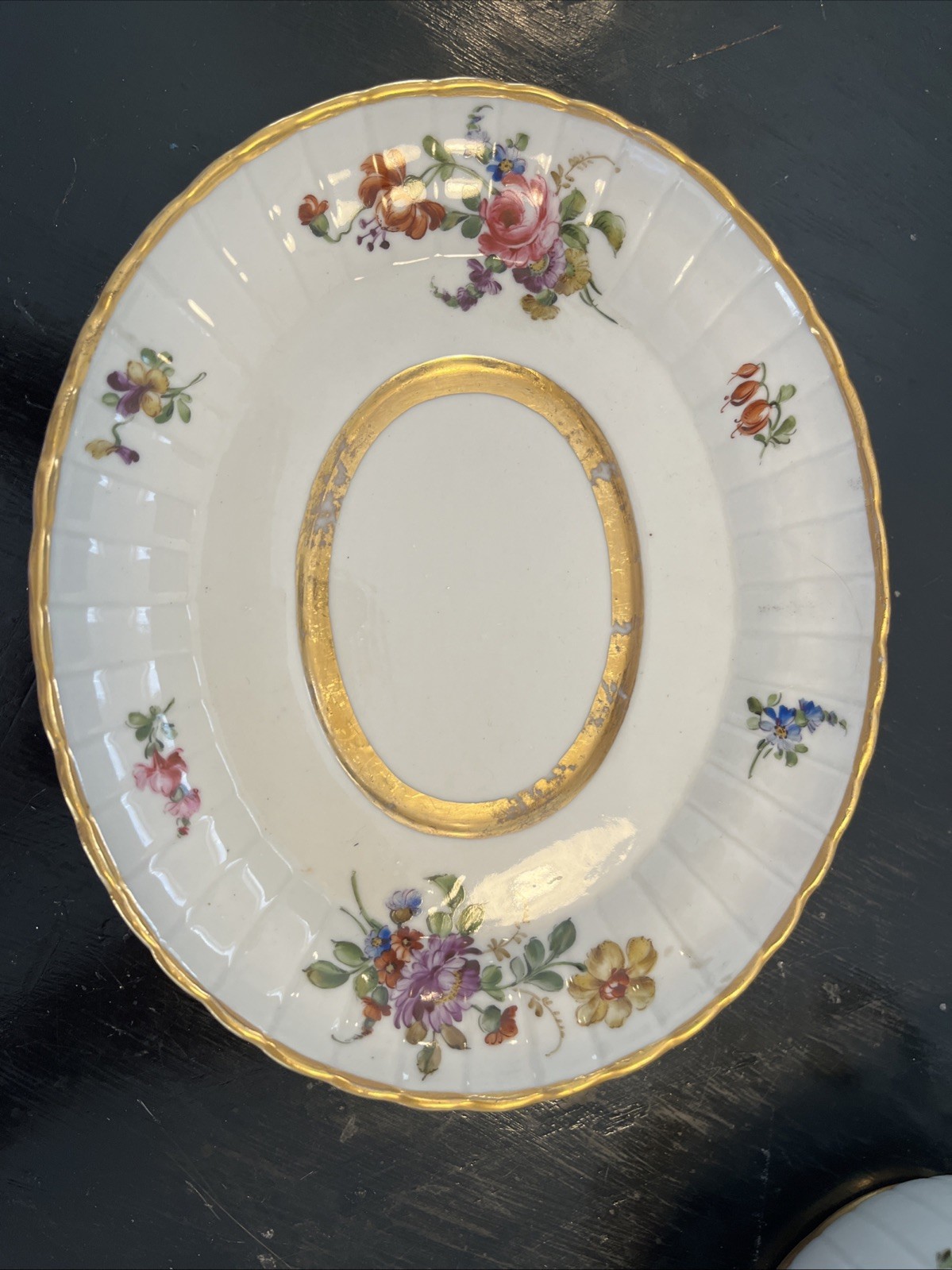 Antique Schierholz (Plaue) Handle Lidded Box with Saucer – Circa 1905 Two Piece
