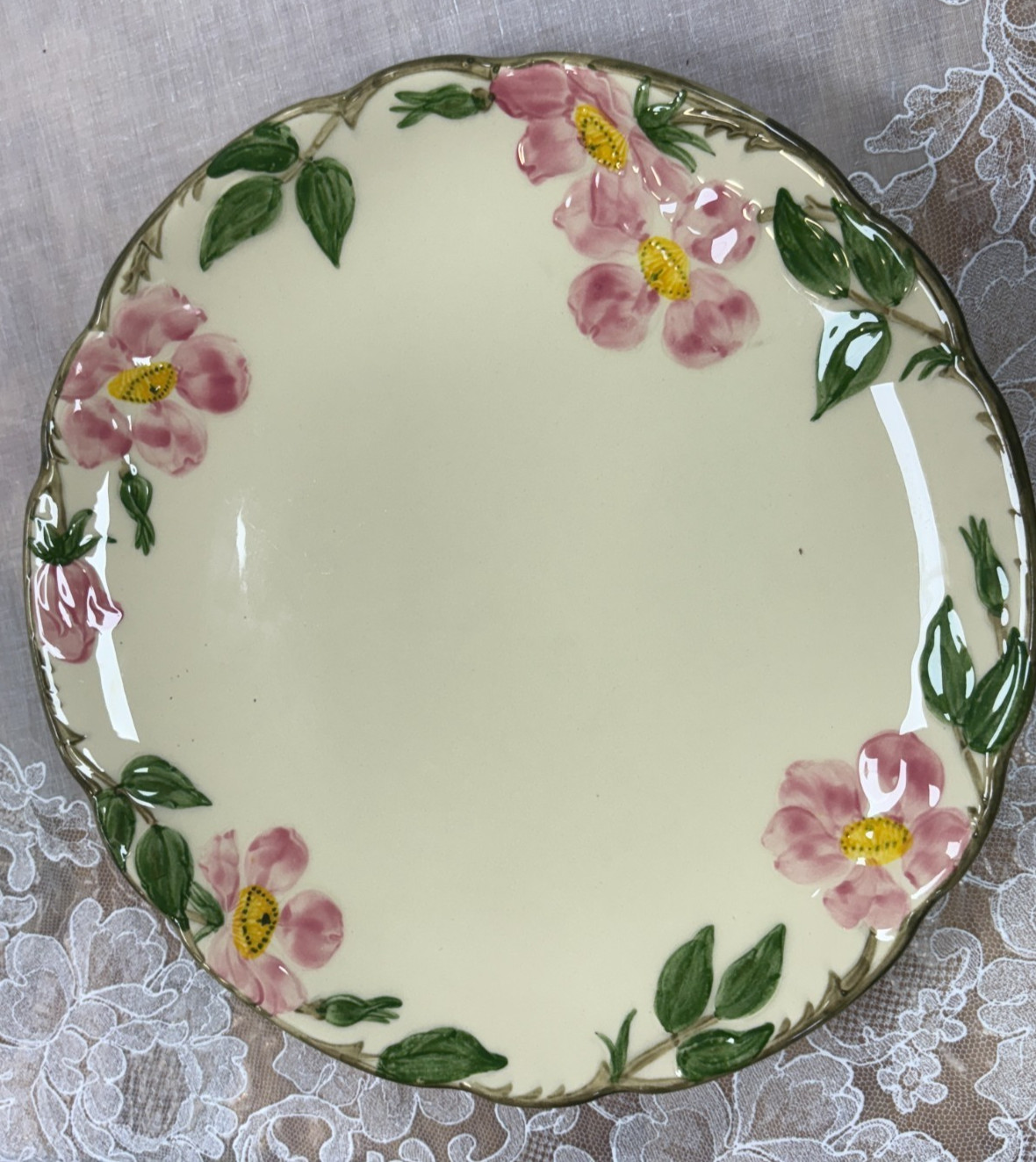 NEW-Vintage Franciscan- Dessert Rose- California -Serving Platter 11 3/4 inches
