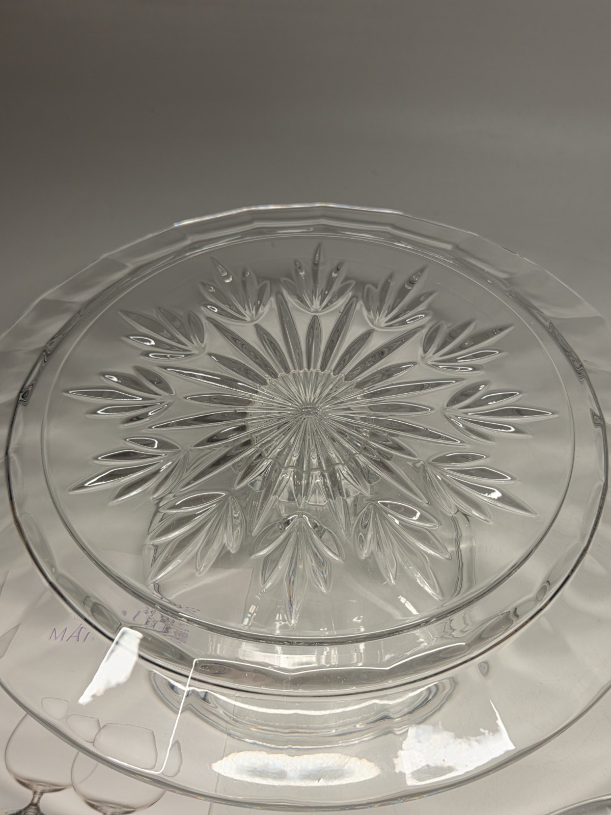 Marquis by Waterford Crystal 4 in 1 CASEY Medium Cake Plate Stand Dome With Box