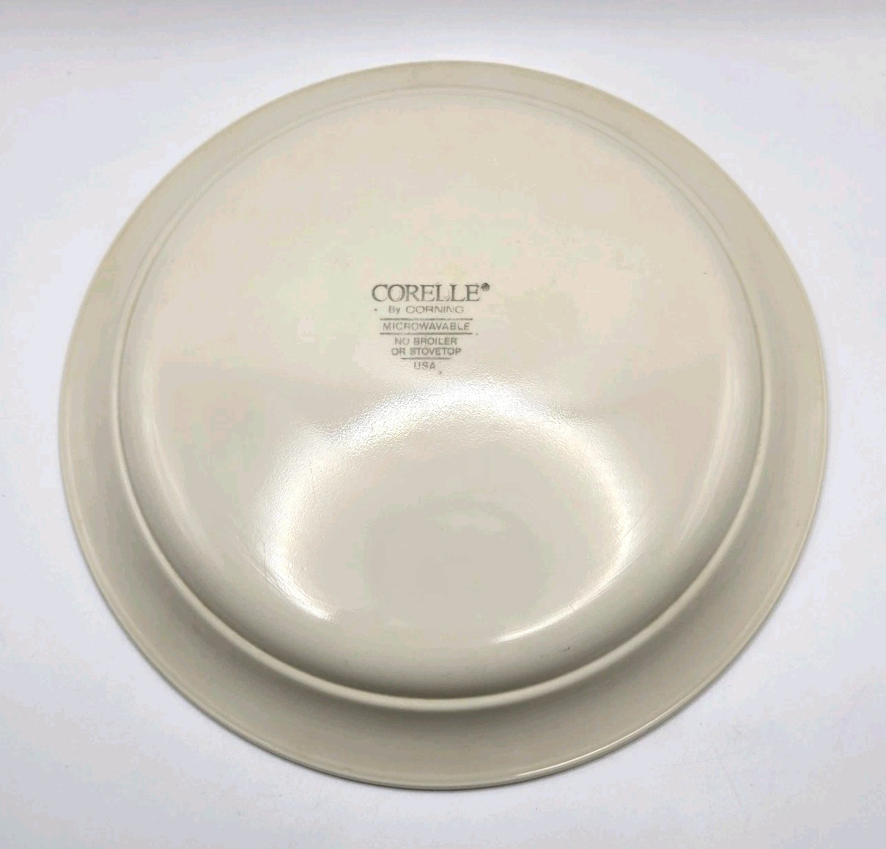 4 Vtg Corelle Country Promenade 8.5″ Retired Salad Plates Goose Cottagecore USA