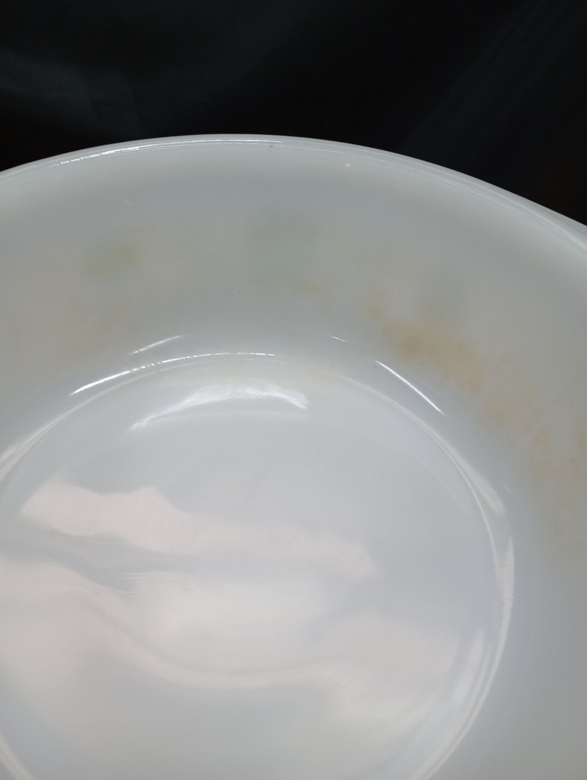 VTG GLASBAKE GREEN DAISY 8.5” J514 2 QT CASSEROLE