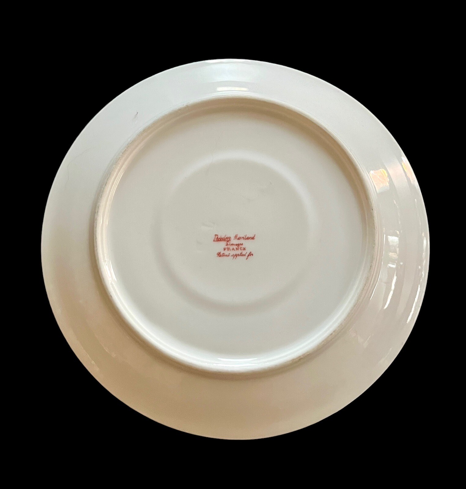 Vintage Theodore Haviland Limoges France Schleiger 891 Fine Bone China Saucer