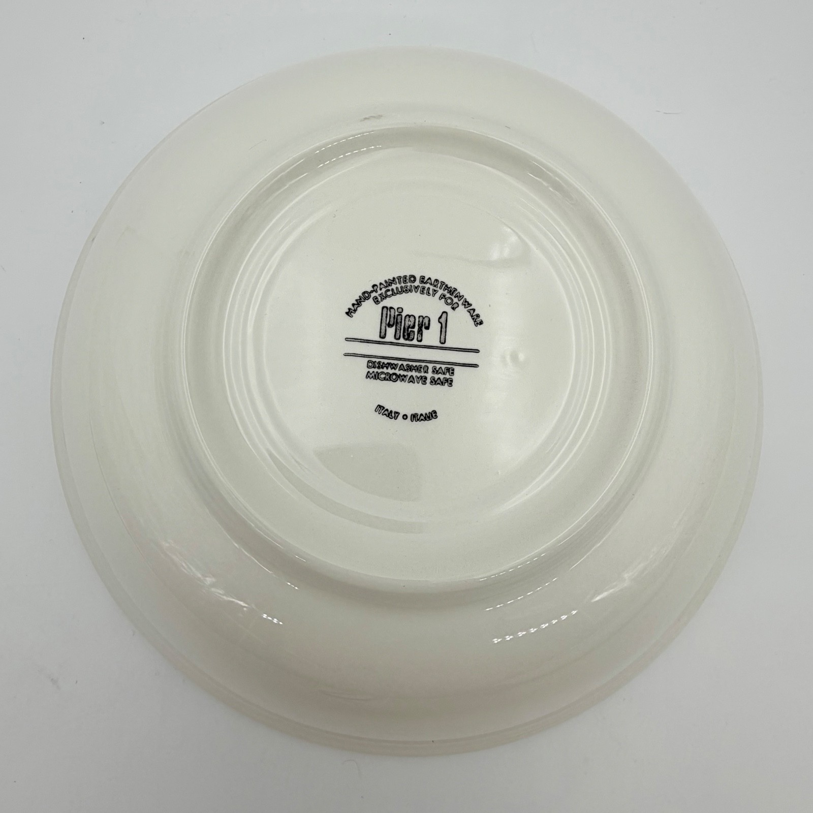 Pier 1 Pomodoro Pasta Bowl Set 5 Pc Italy Aglio Mixed Vegetables Hand Painted