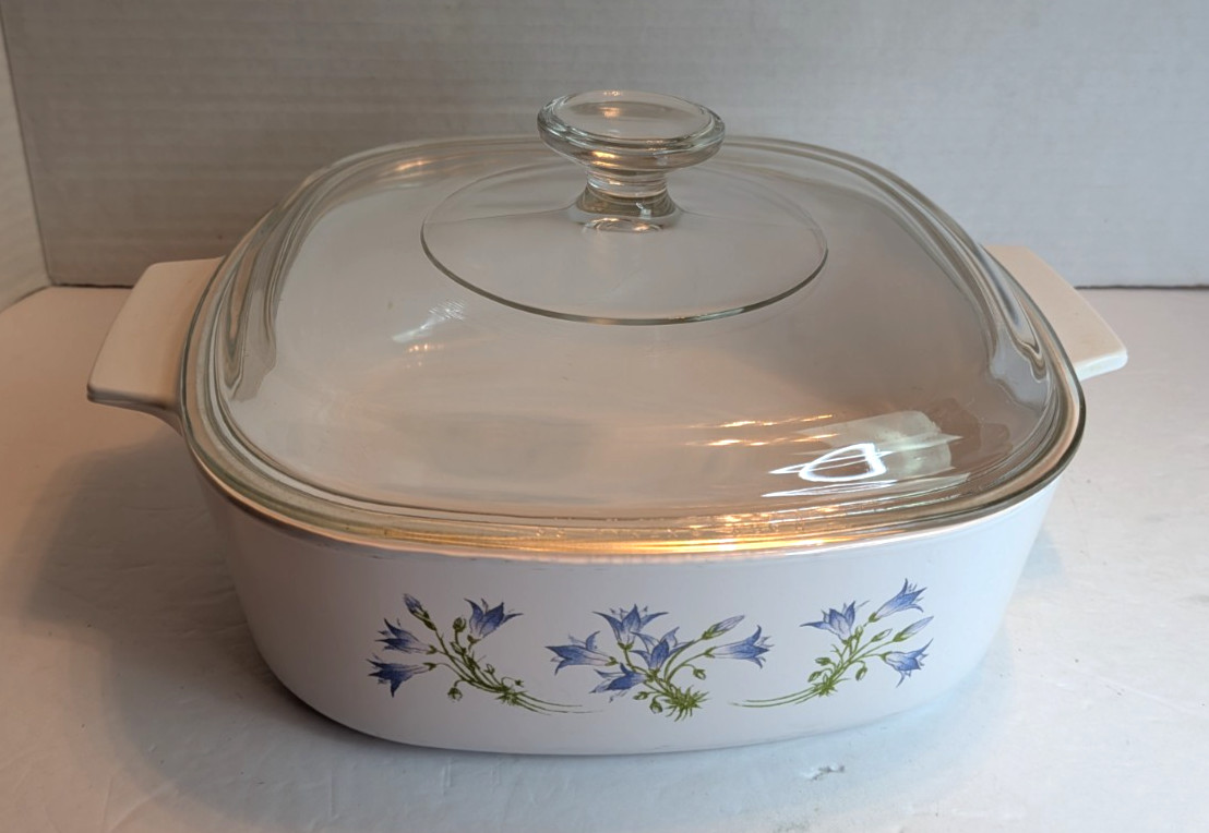 CorningWare Blue Dusk Covered Casserole Dishes w/ Lids 2 Liter & 1.5 Liter
