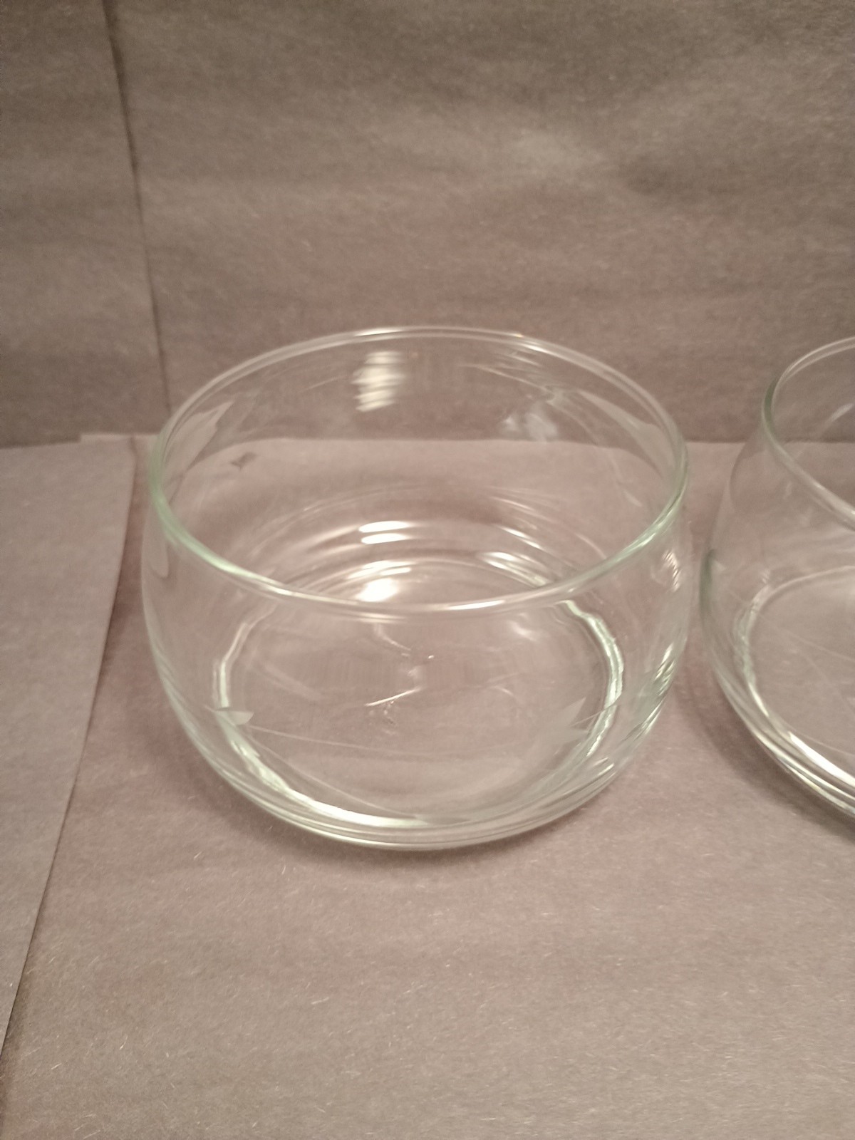 Princess House Crystal 3.5 In Bowls Handblown Set of 2