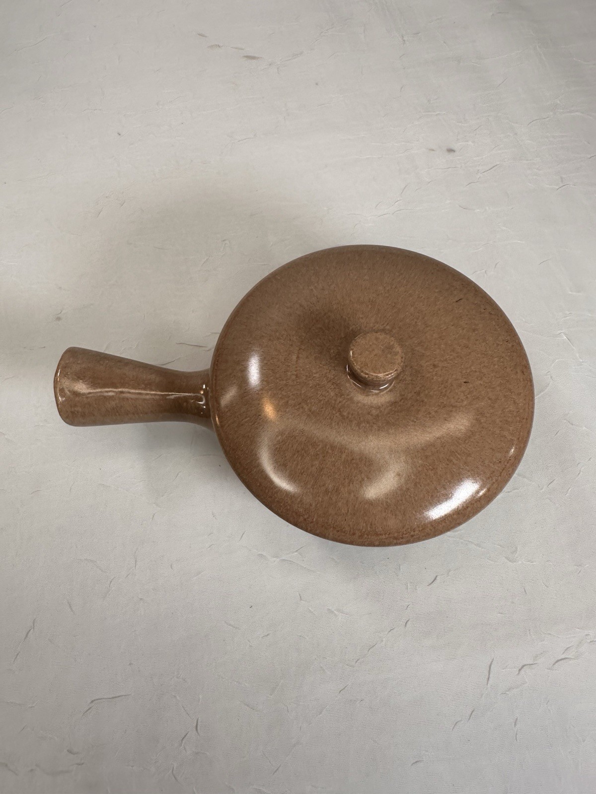 Vintage La Solana Brown Pottery Stoneware Ceramic Covered Individual Casserole