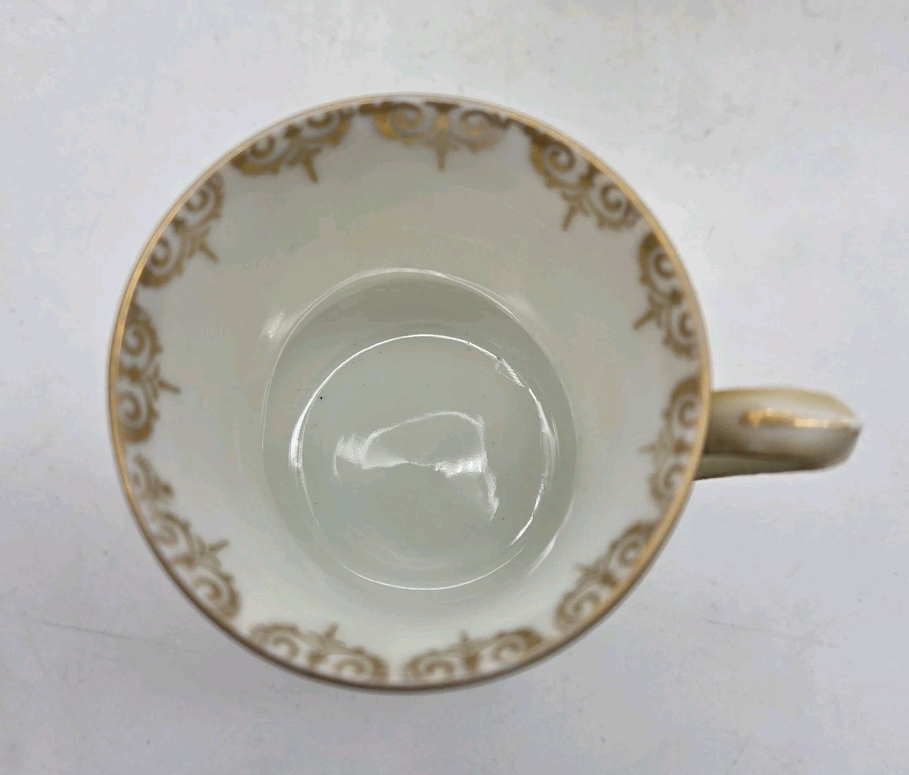 RS PRUSSIA Small Coffee Chocolate Demitasse Cup 3″ Foxglove Set of 3 Antique