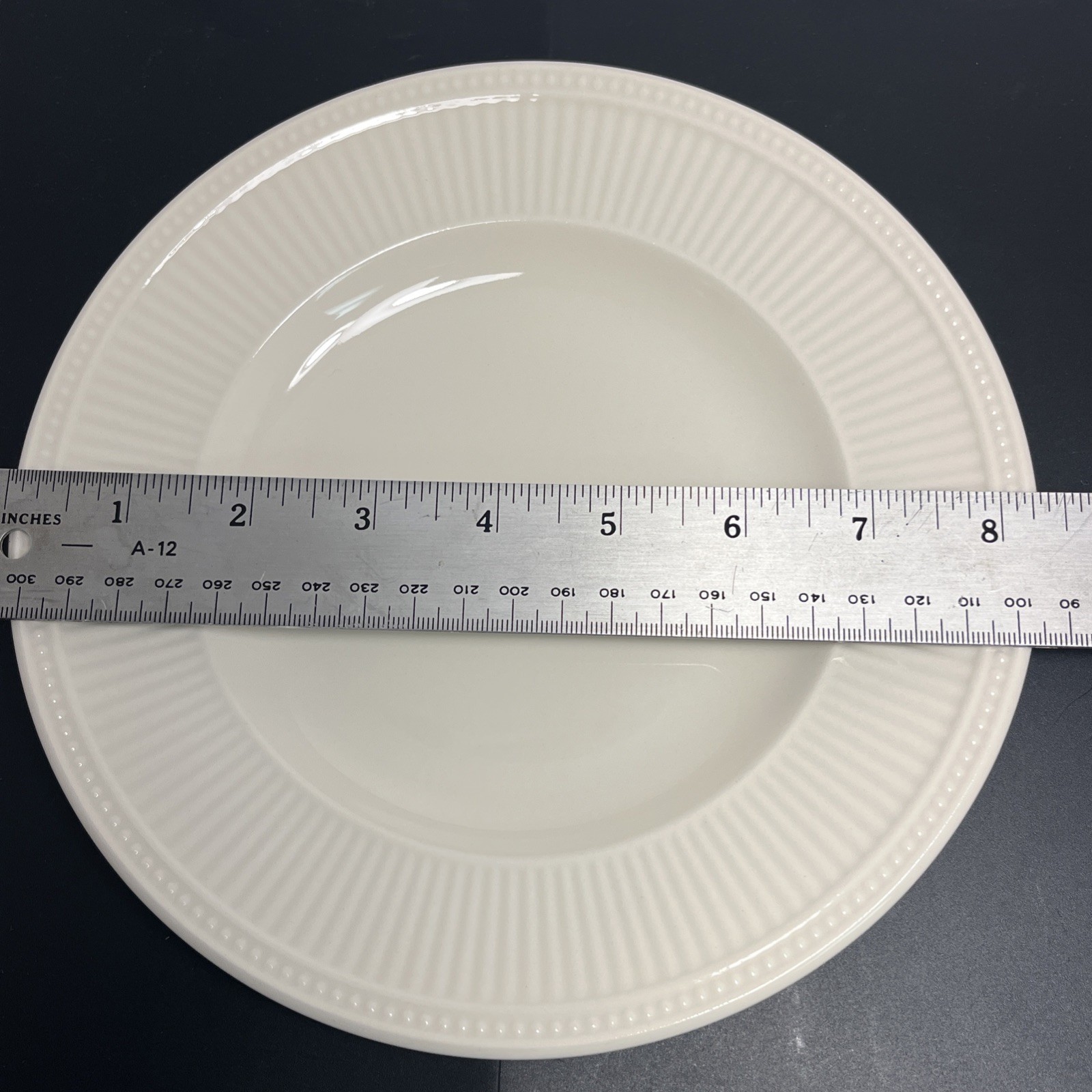 Classic Wedgwood Windsor Pattern 4 Dessert Salad Plates 8” & 1 Dinner Plate 11”