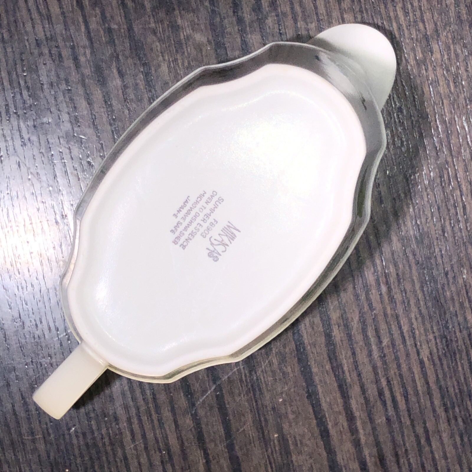 Mikasa New Port Summer Essence F8903 Gravy Boat & Under-plate Retired 1997
