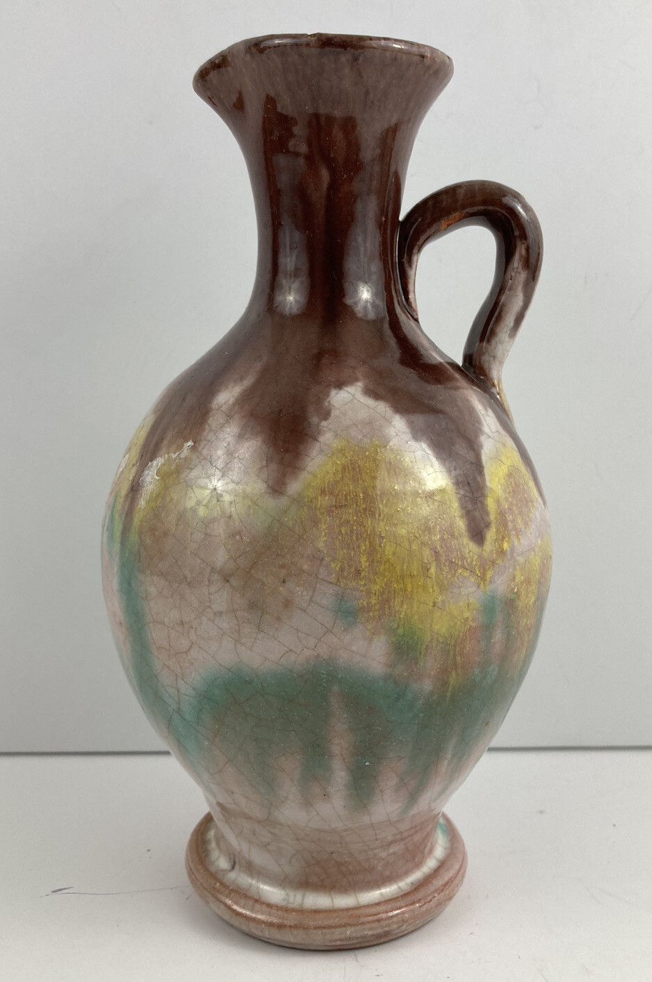 North Carolina Pottery Syrup Pitcher Jug