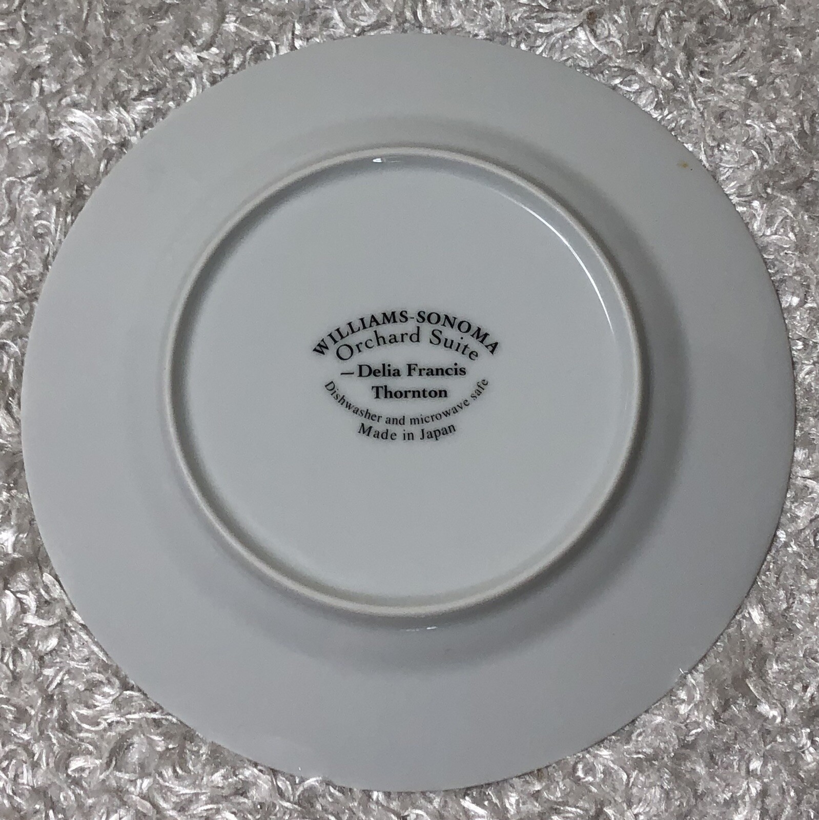 Lot of 3 Williams-Sonoma Orchard Suite Plates 7.75″ Plum Peach Cherry Set EUC