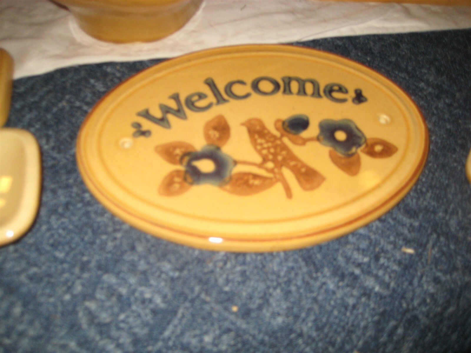 Pfaltzgraff America Welcome Plaque with Rack Reduced!