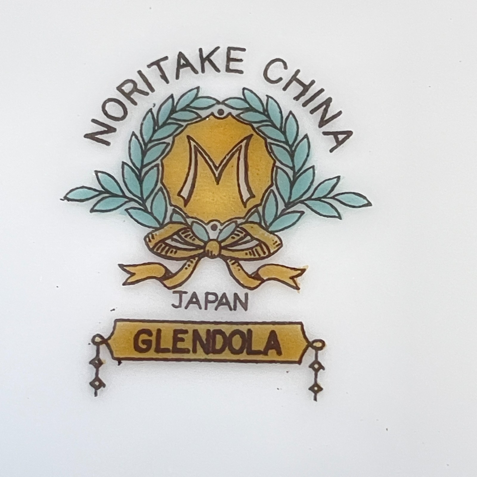 Vintage 1930s Noritake China “M” Glendola Dinner Plate Japan 12 available