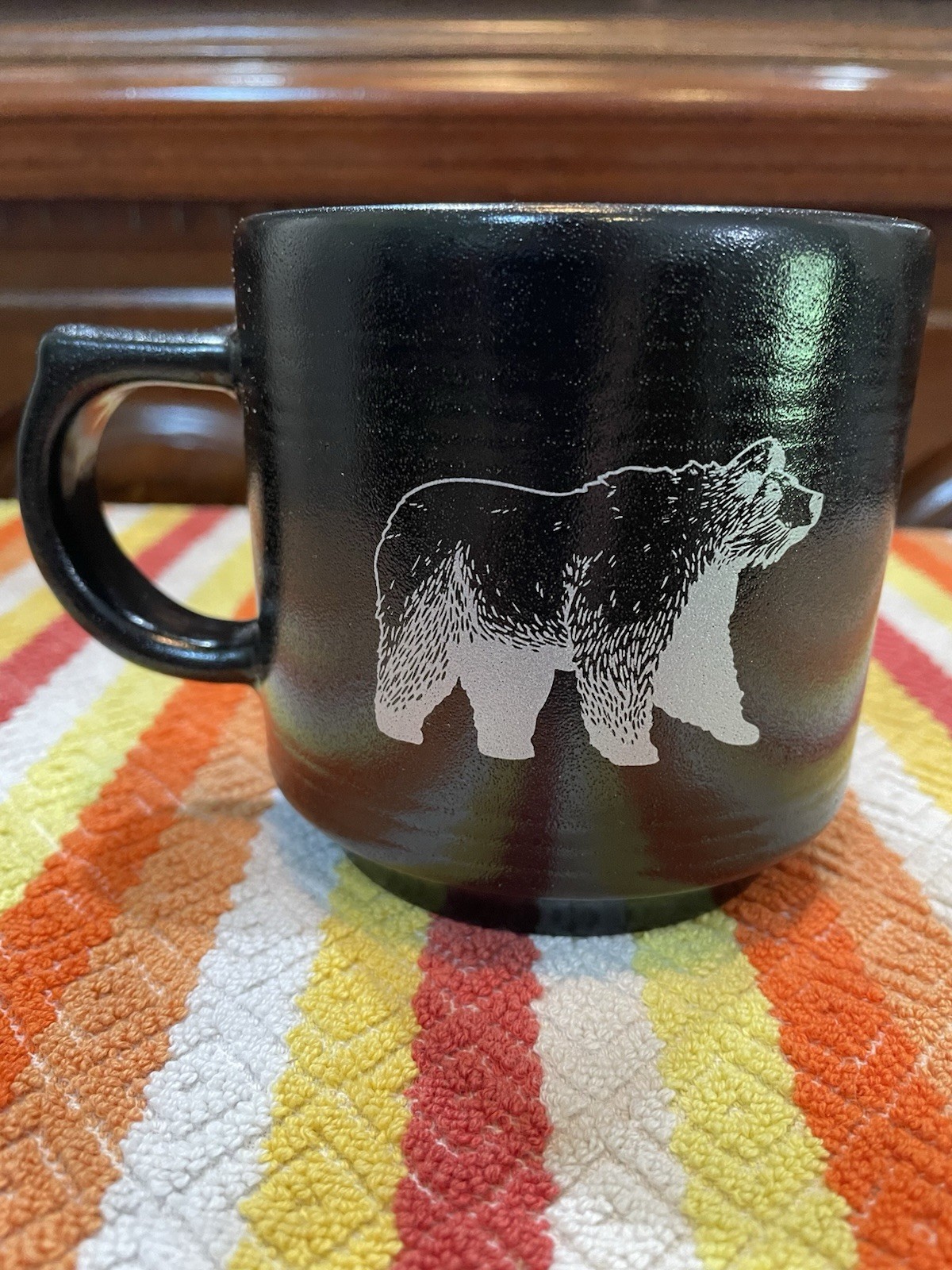 Fiesta HLCCA Stacking Mug Bear On Foundry 2026 Exclusive Pristine 16 Oz