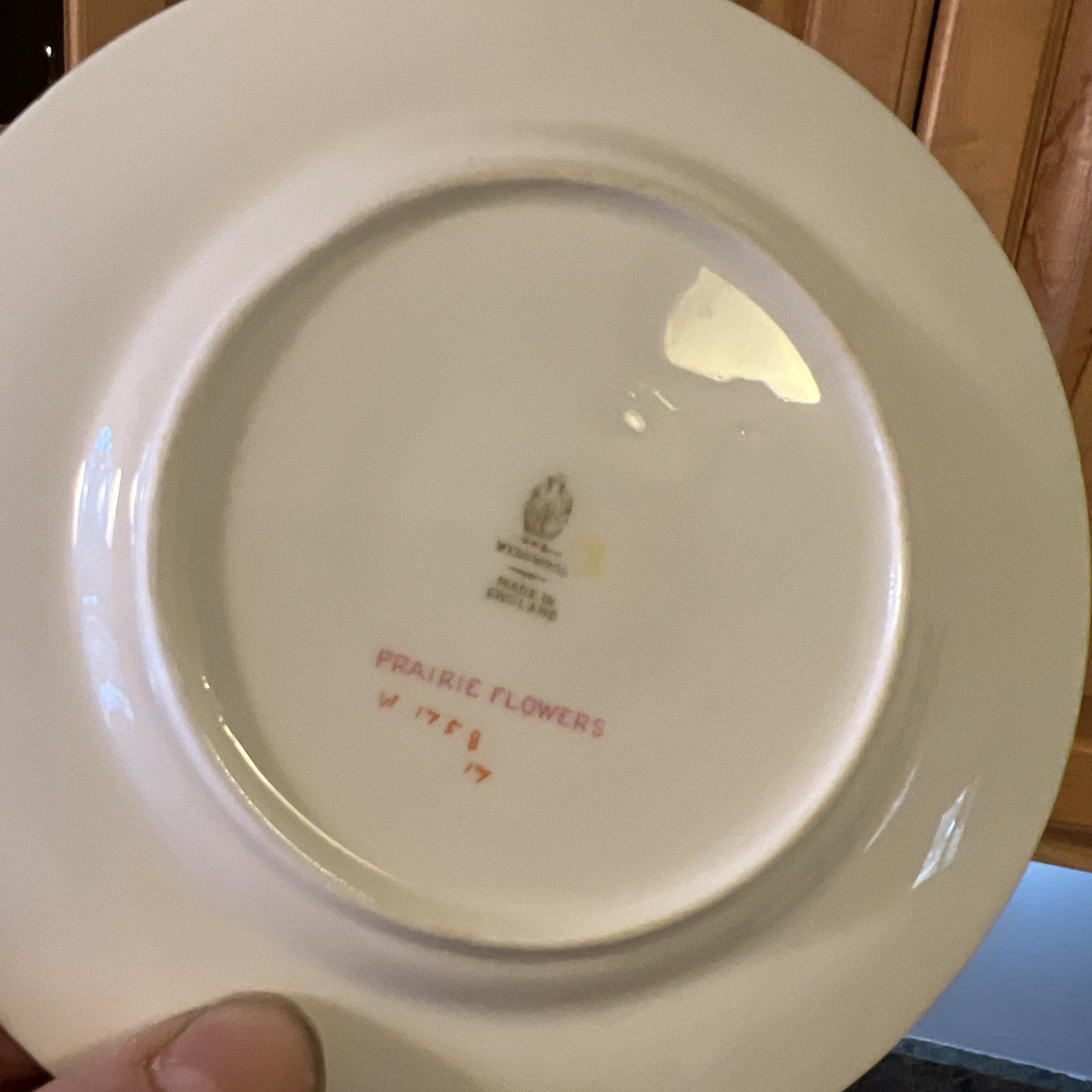 (8) Wedgwood Prairie Flowers 5 3/4 Snack Plate, Saucer Plate.