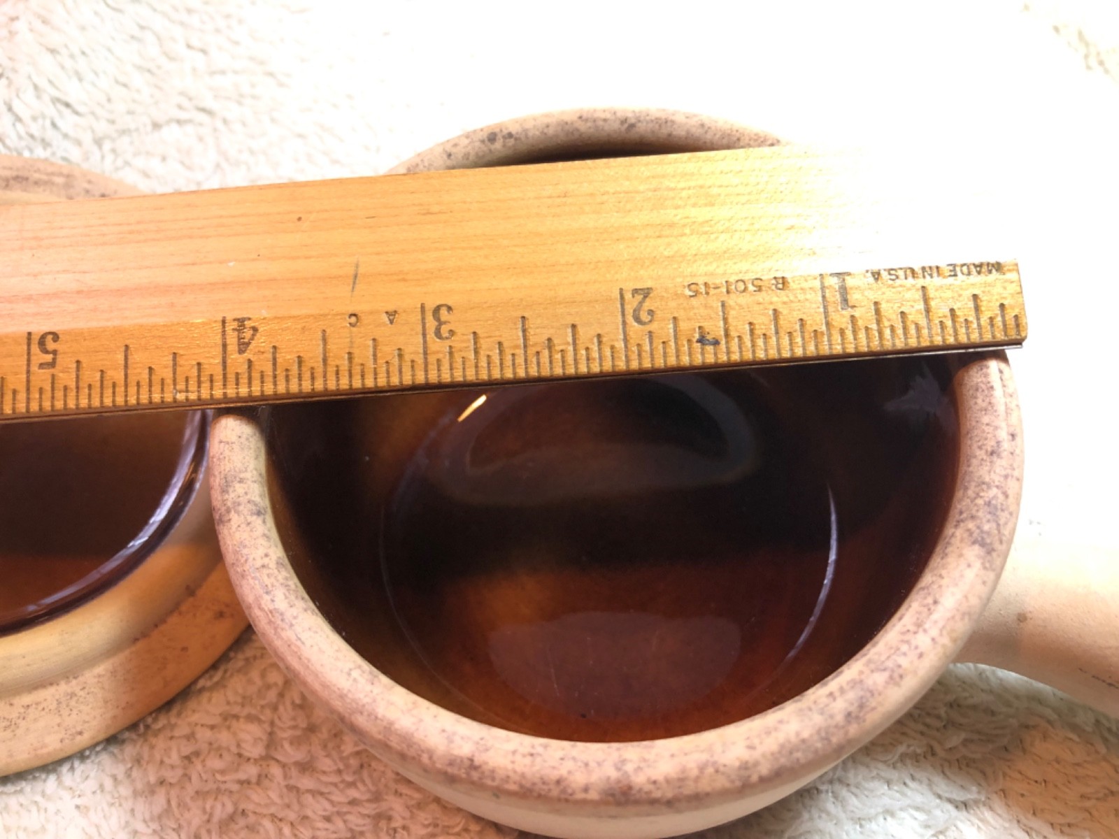 Vtg La Solana Solanaware Pottery Handled Brown Bean Bowl With Lid Casserole A45