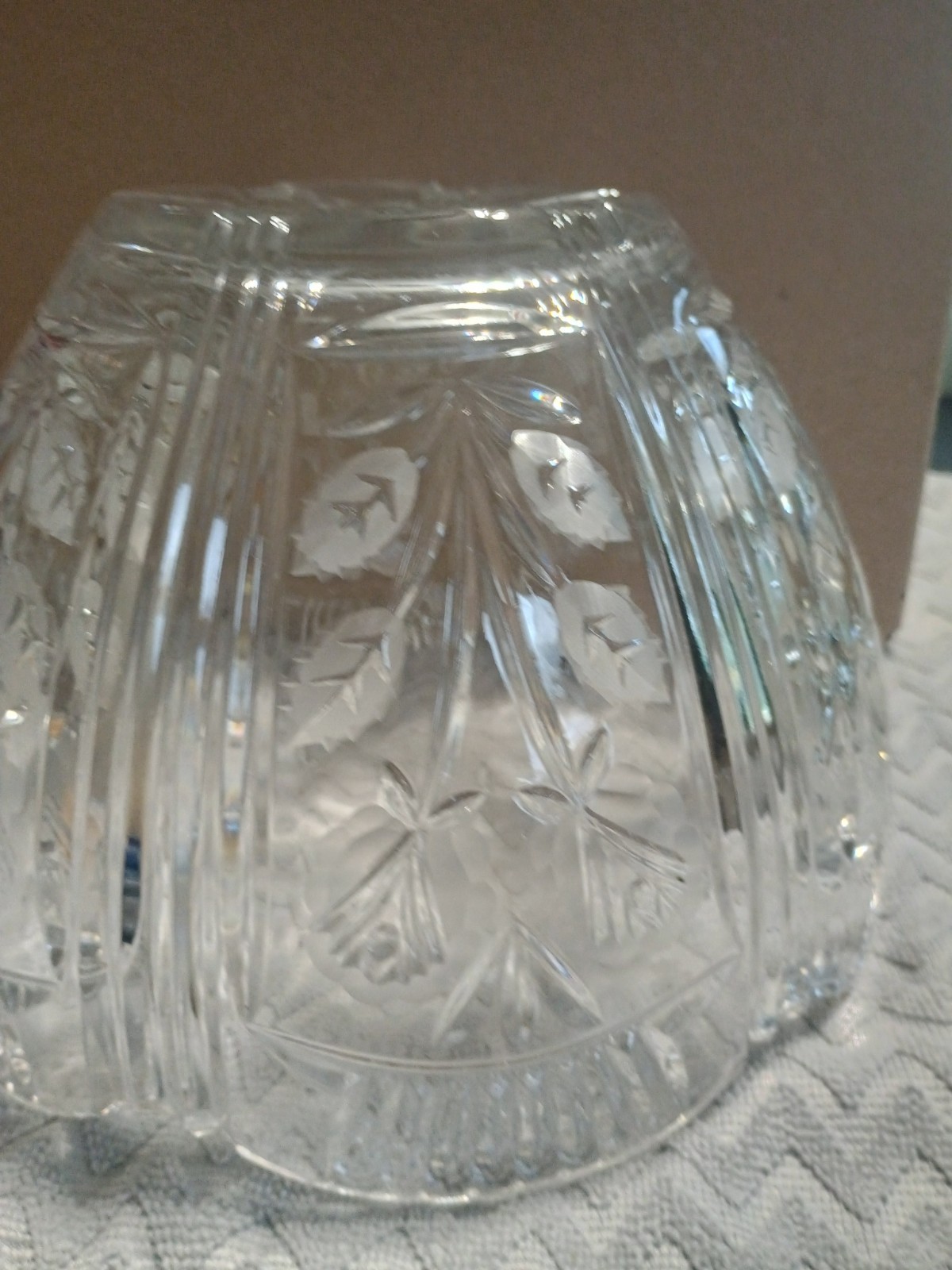 Darlington leaded crystal round serving