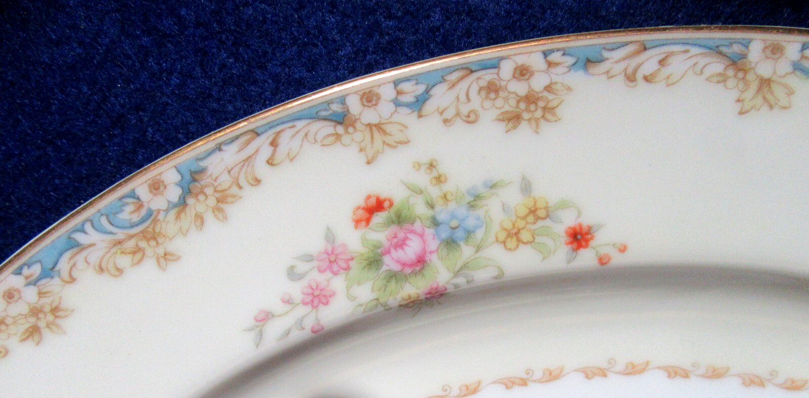 Vintage Rose China Serving Platter – Made In Occupied Japan 11 3/4″