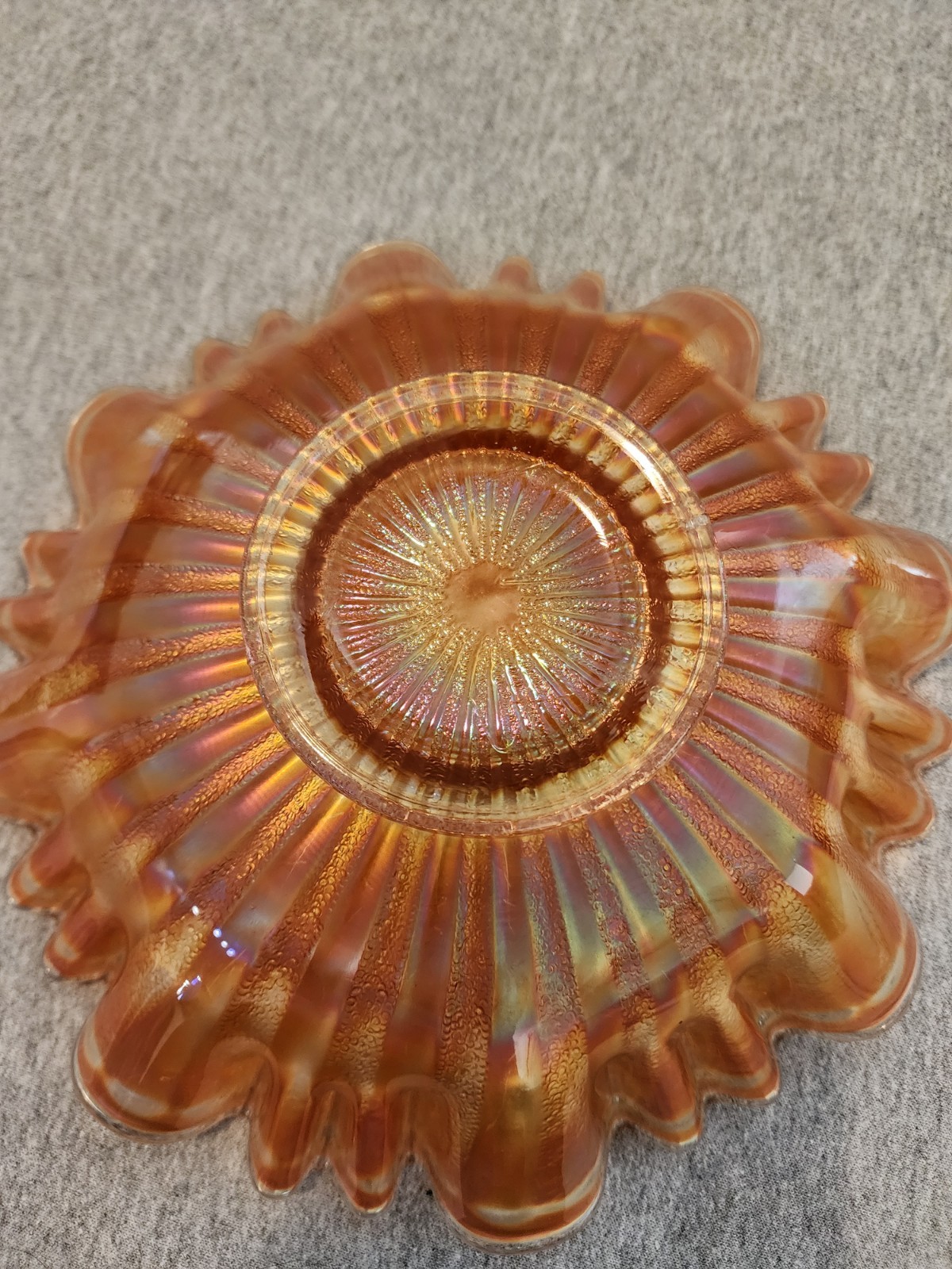 Fenton marigold carnival glass *Rare*