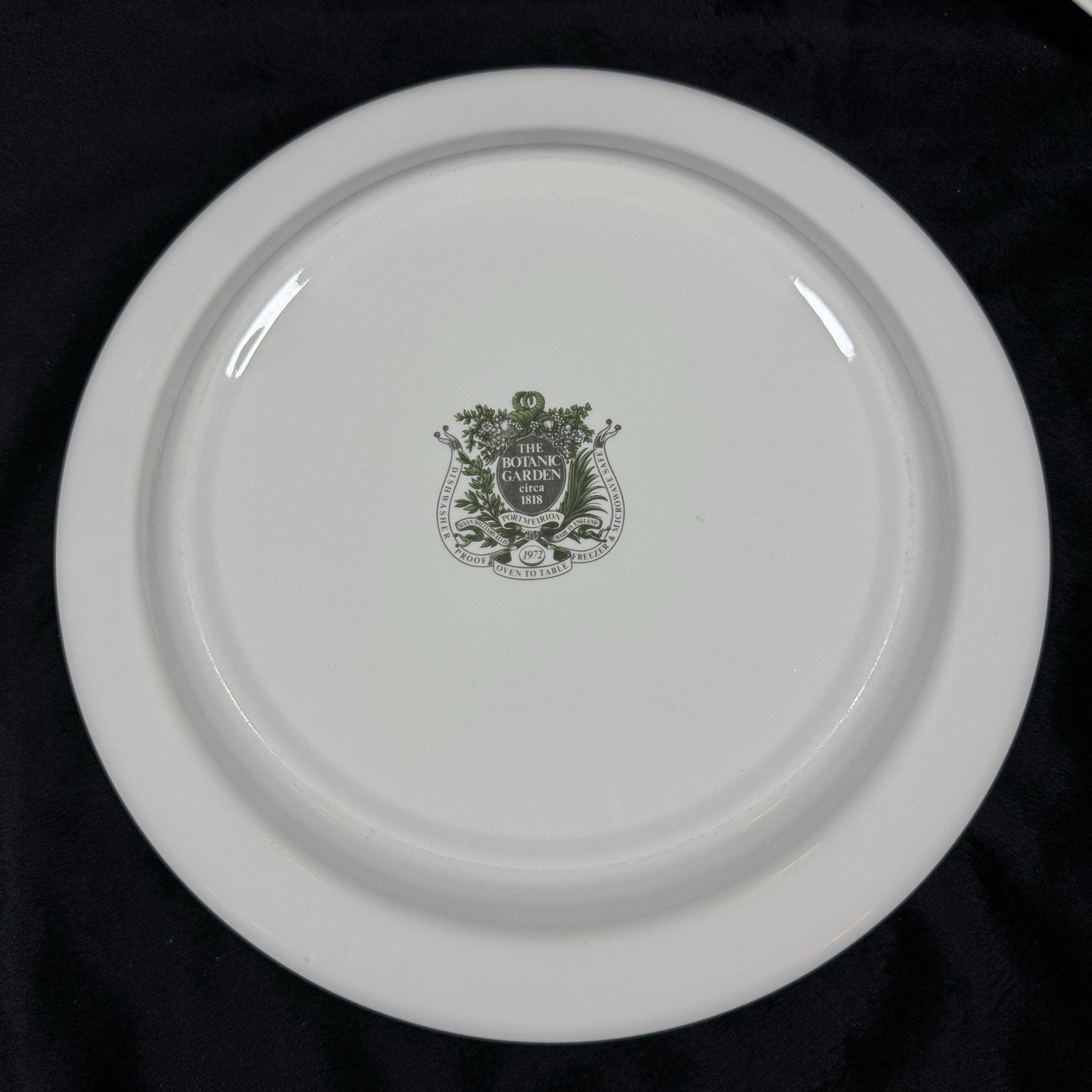 Vintage Portmeirion Botanic Garden Honeysuckle 10.5″ Dinner Plate England