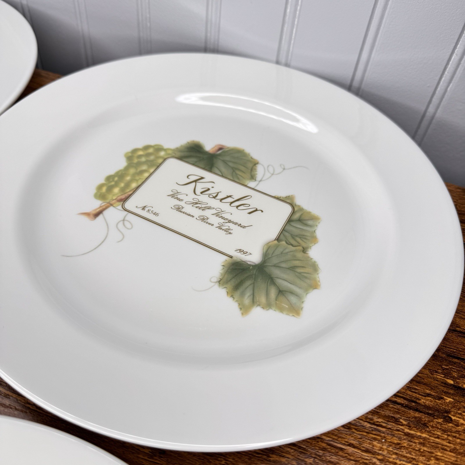 4 Wedgwood Grand Gourmet Collection Bone China 1999 Wine Dinner Plates England