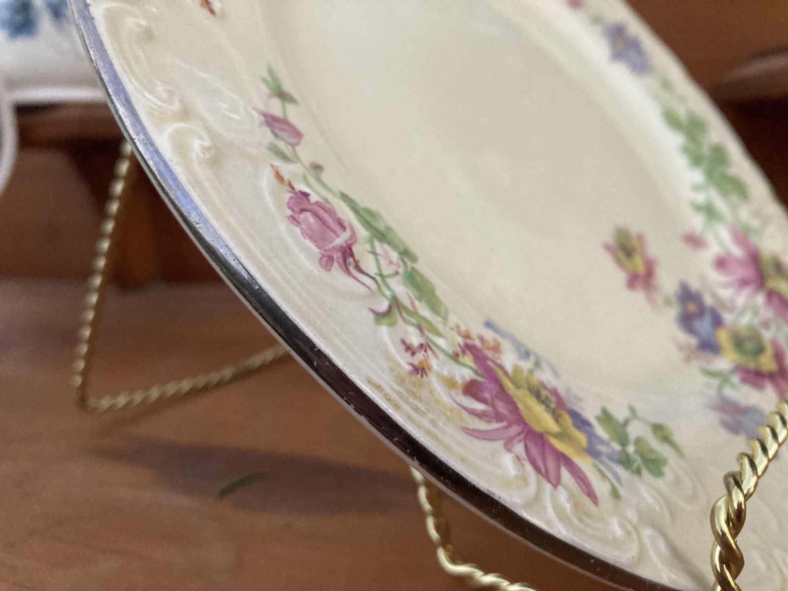 Vintage Homer Laughlin. Dinner Plate 9” Made In USA. 1 Pc
