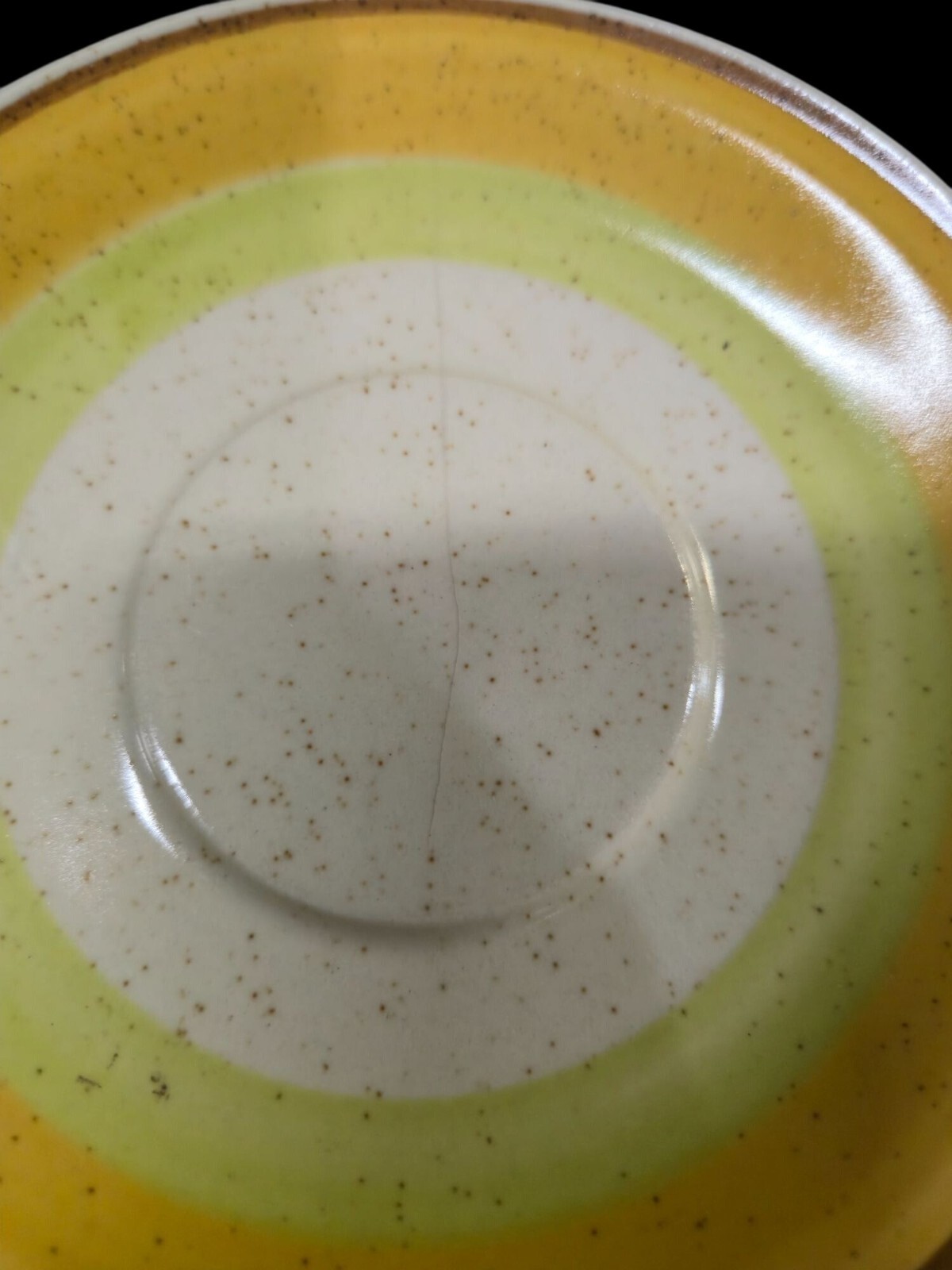 MCM plates Stoneware saucer 1970s Lemon Lime imperial W. Dalton set of 7