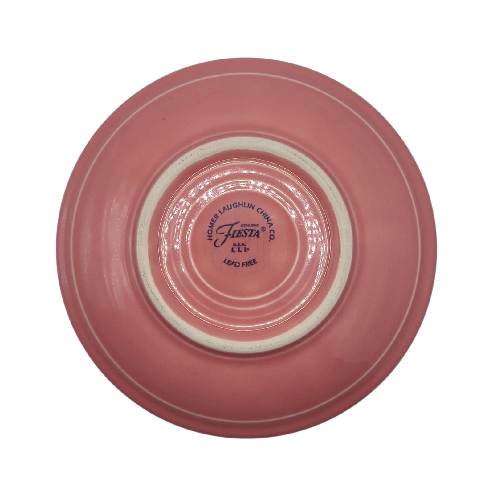 Homer Laughlin Fiesta | Rose Saucer | 5-7/8″ | Code LLL – 1997 | Retired