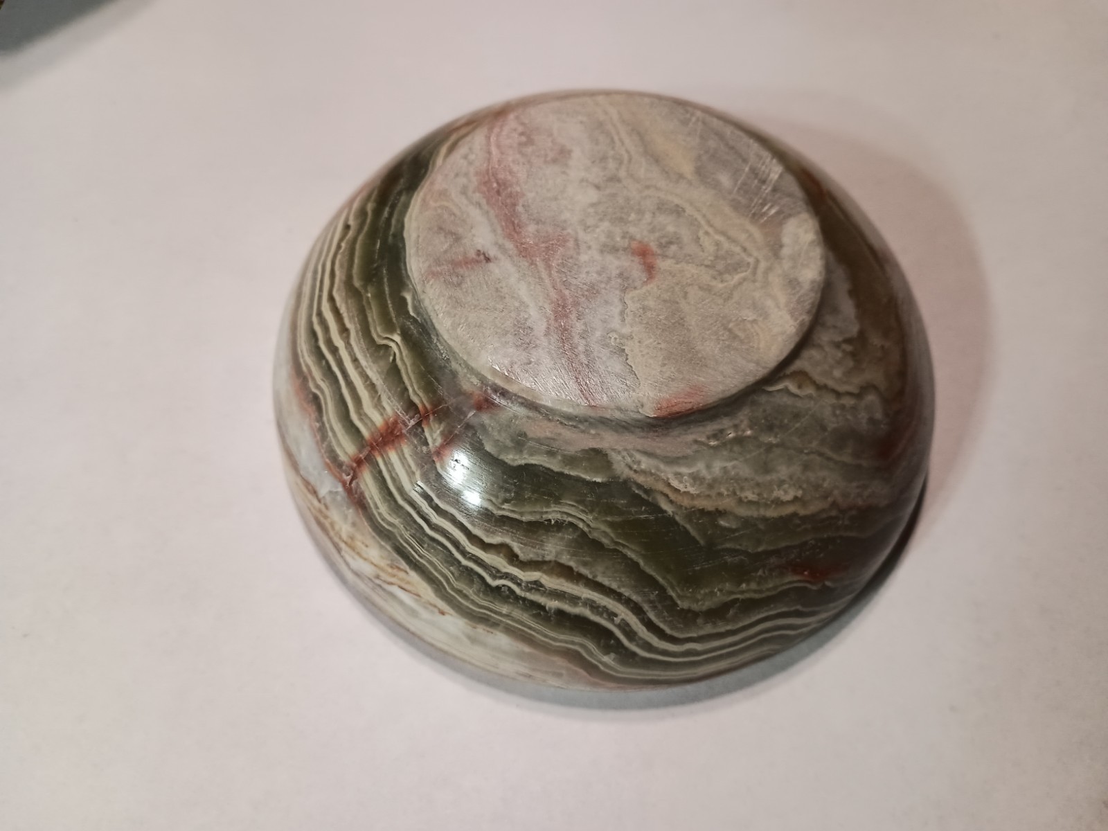 Green Onyx Bowl 5 in
