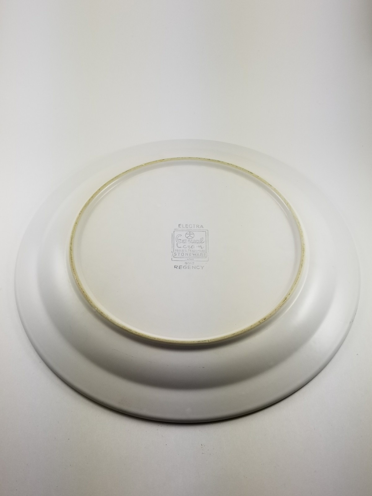 12″ Electra Stoneware Round Platter in Regency 9012 by Casual Ceram, Japan