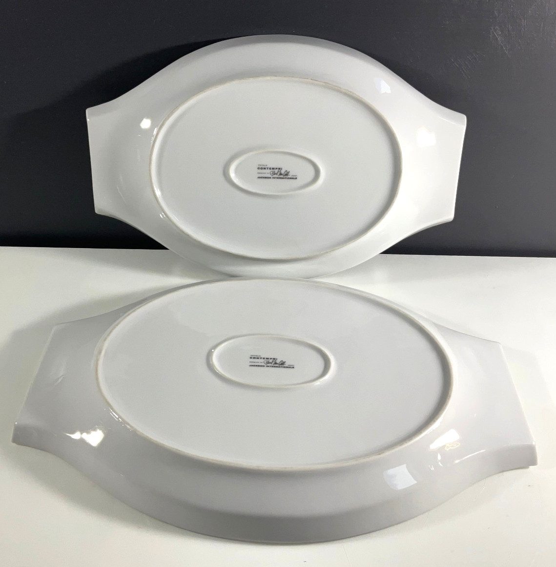 Jackson China x Paul McCobb Petals Contempri Serving Platters Set of 2 Vintage