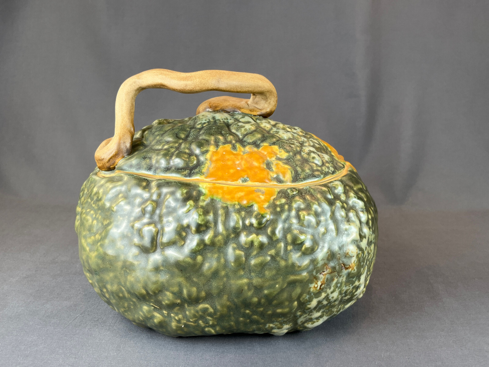 Patricia Garrett SQUASH TUREEN Lidded Bowl Great Impressions SIGNED c. 1997