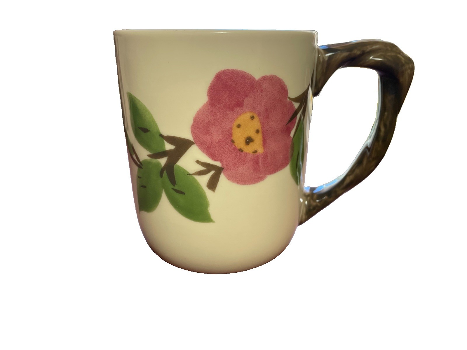 Franciscan Desert Rose Set of 4 Grand Mugs Twisted Vine Handle