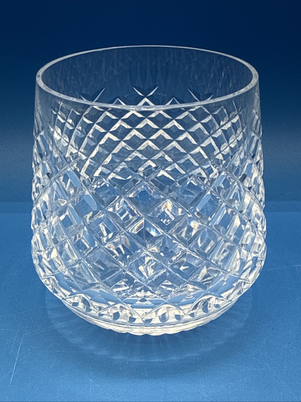 Vintage Waterford Crystal “Alana” Roly Poly Glasses; Set of 2