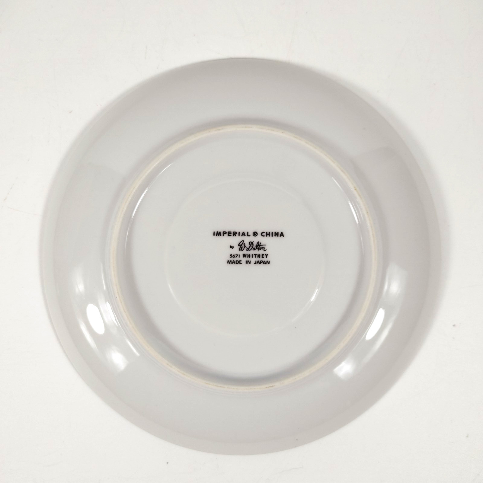 12 Imperial China Whitney W Dalton Model 5671 Bread and Butter Plates 6.5 in