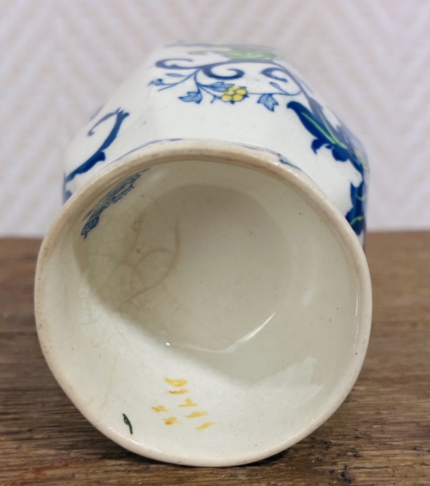 Antique Royal Doulton Burslem NANKIN Floral Porcelain Double egg Cup England