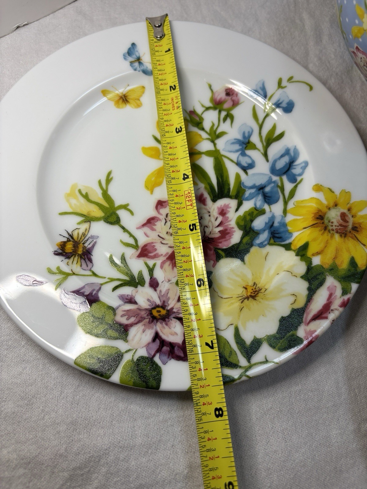Vtg Katie Alice English Garden 2546896 Set Dinner Plate, Salad Plate, Bowl & Mug