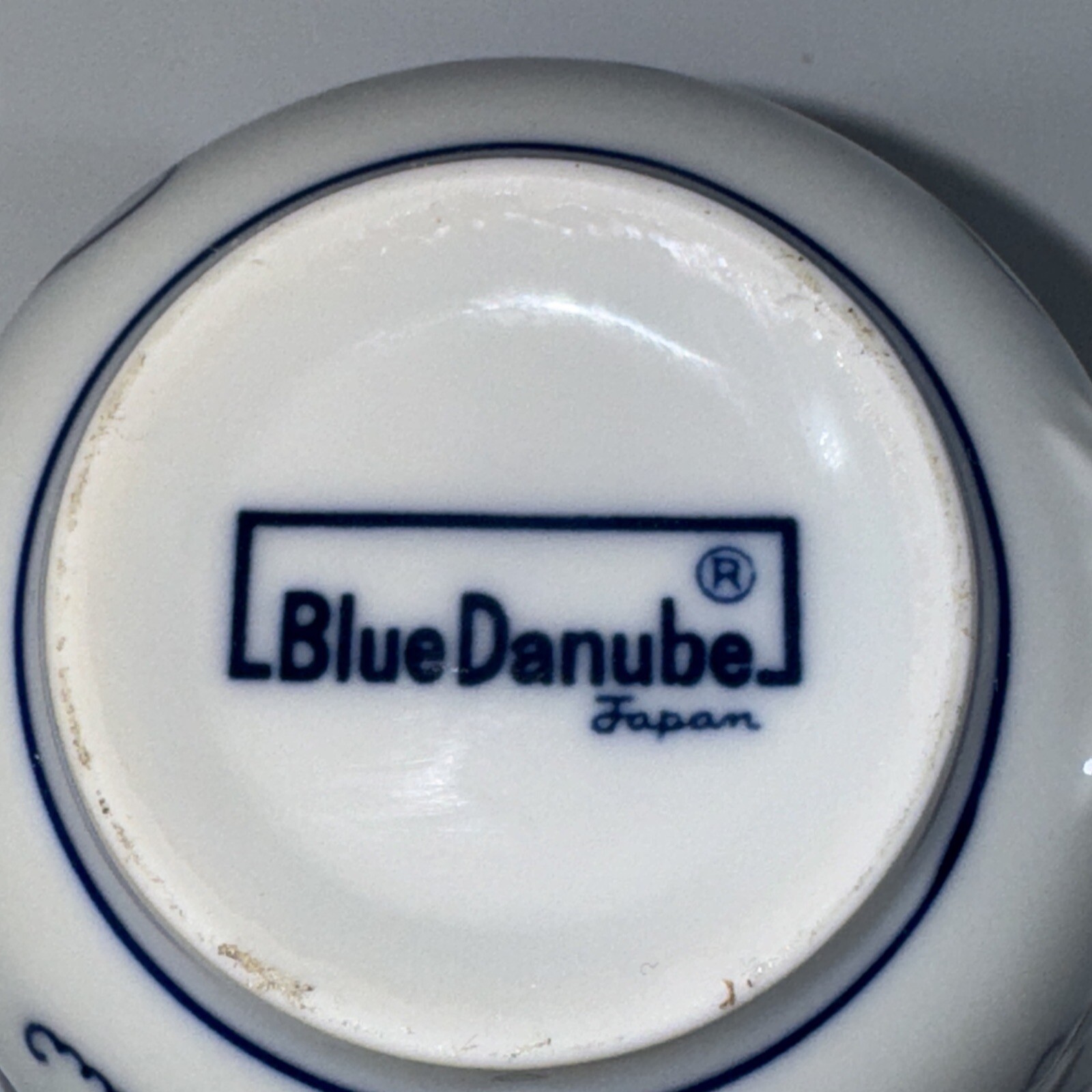 Scalloped Edge Blue Danube Cup